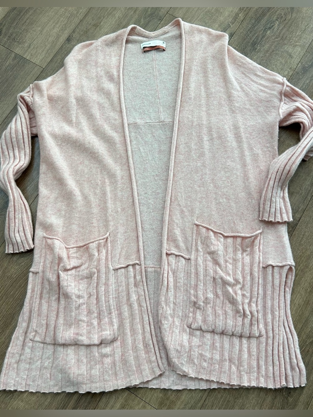 Anthropologie Pilcro 100% Cashmere Pink Longline Cardigan XL